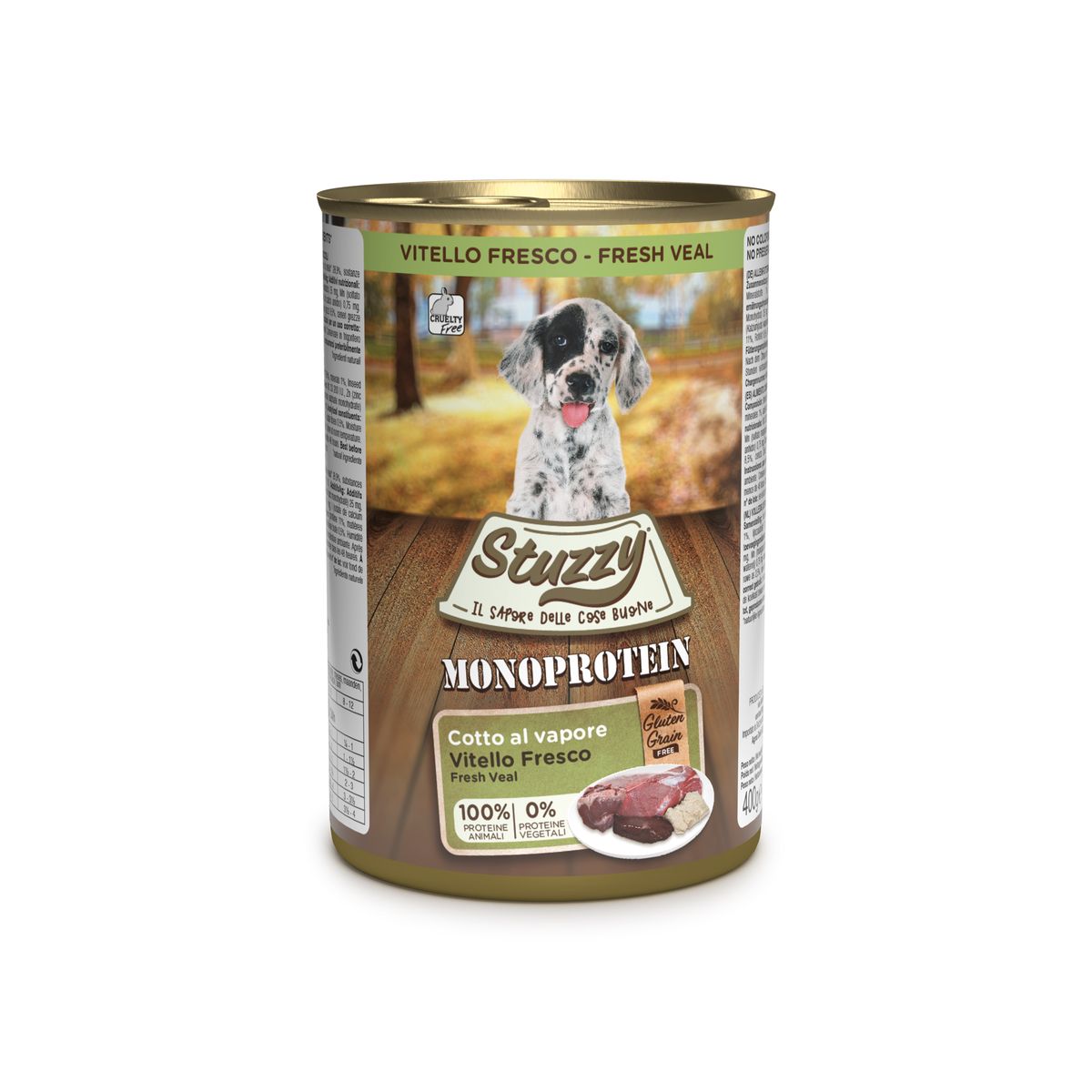 Stuzzy Puppy Monoprotein Lattina 400G