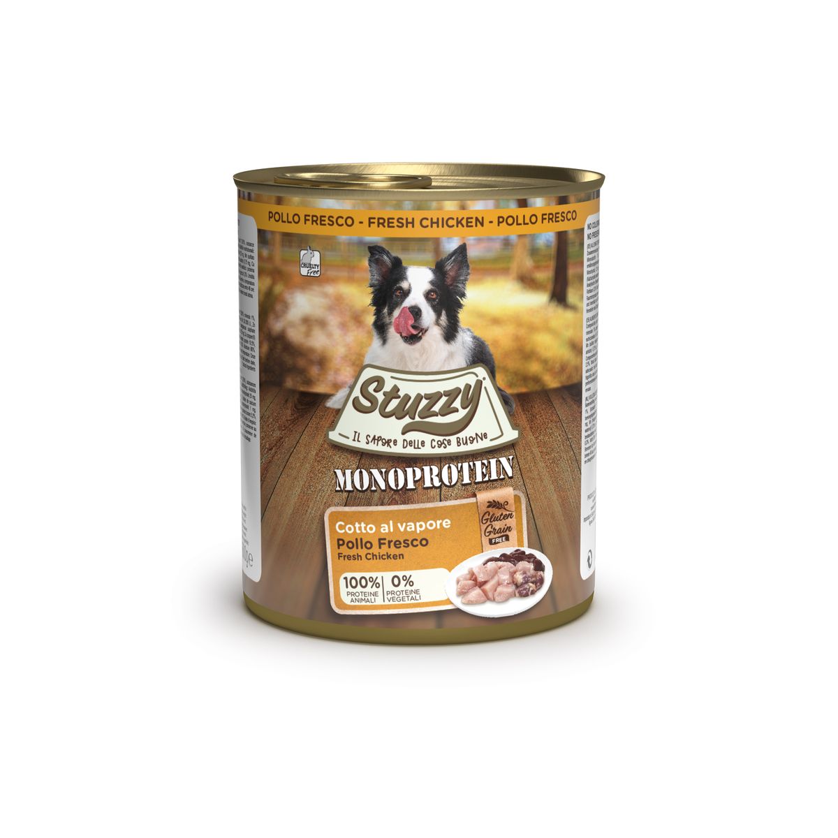 Stuzzy Dog Monoprotein Lattina 800G POLLO