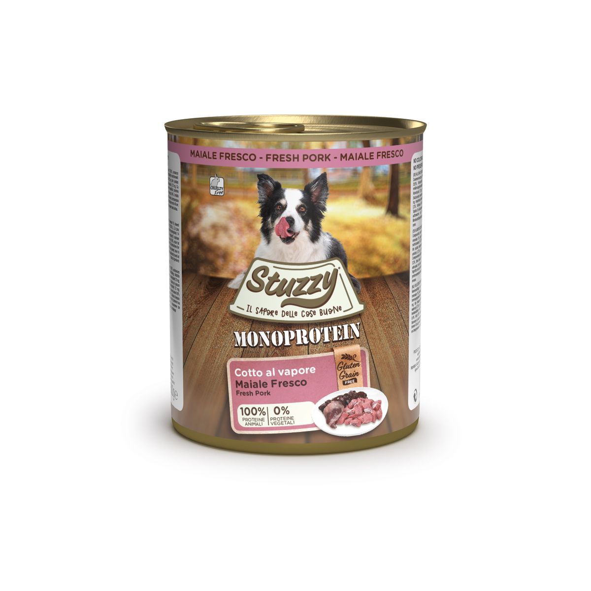 Stuzzy Dog Monoprotein Lattina 800G MAIALE