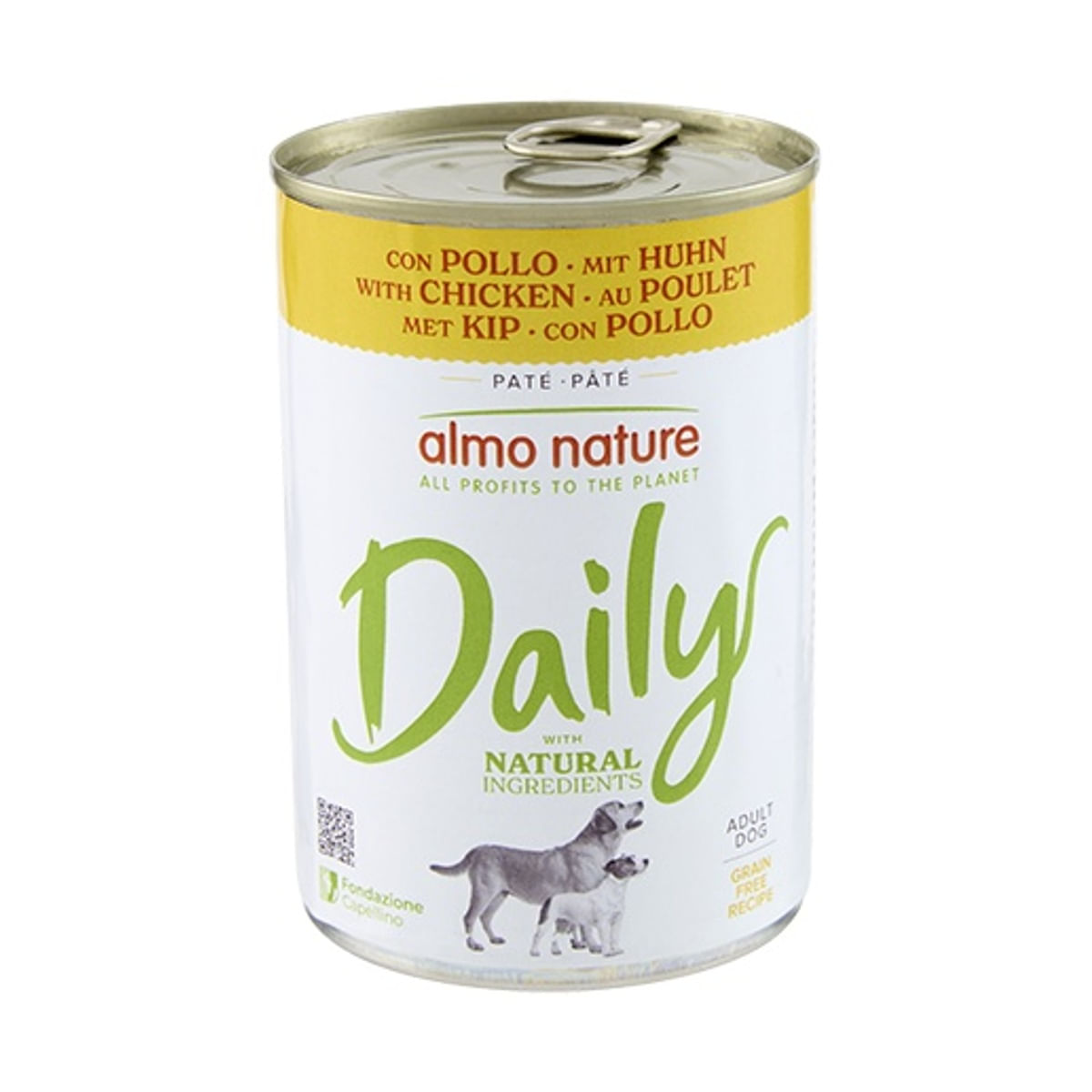 Almo Nature Daily Dog Lattina 400G POLLO