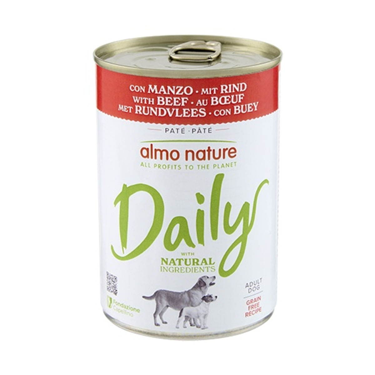Almo Nature Daily Dog Lattina 400G MANZO