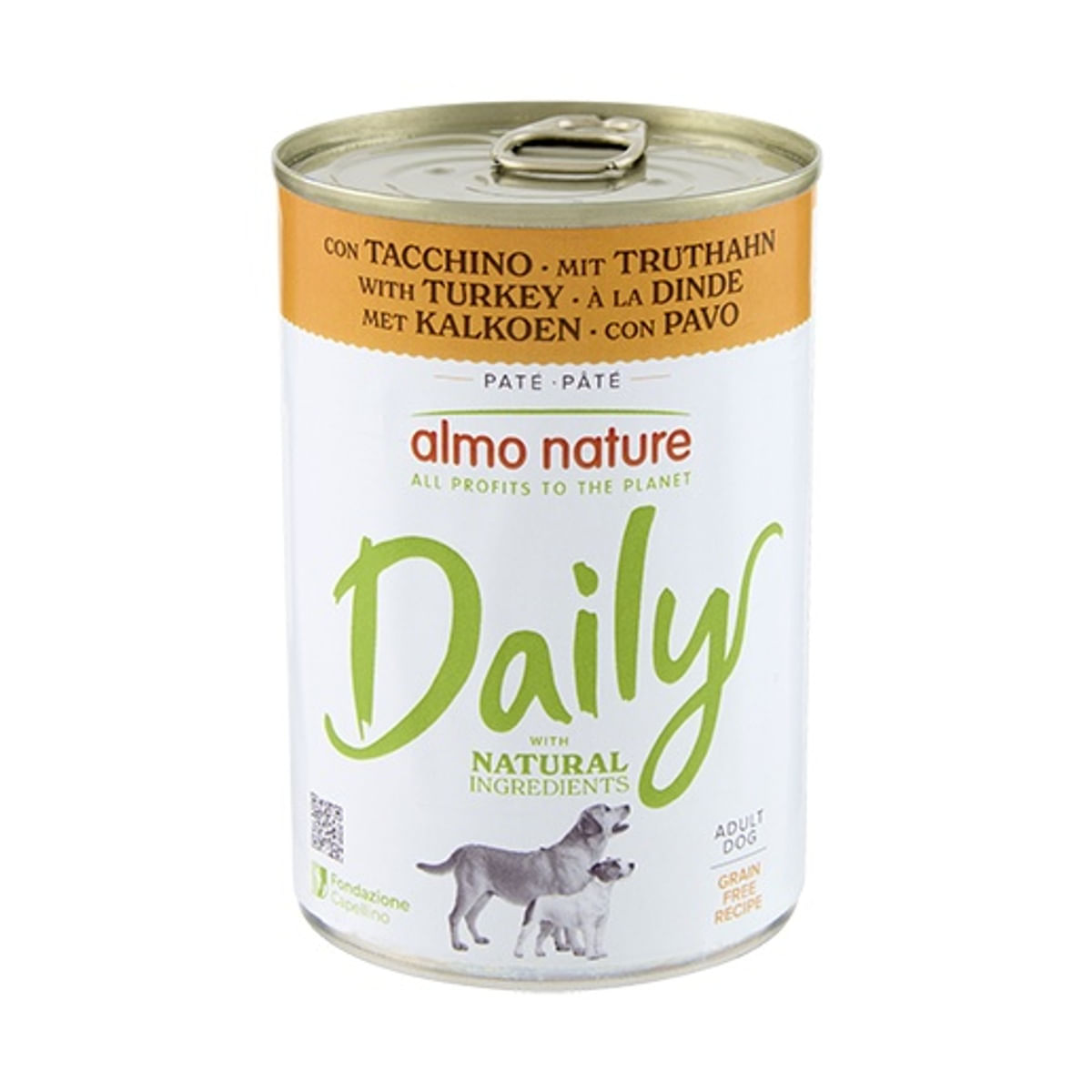 Almo Nature Daily Dog Lattina 400G TACCHINO