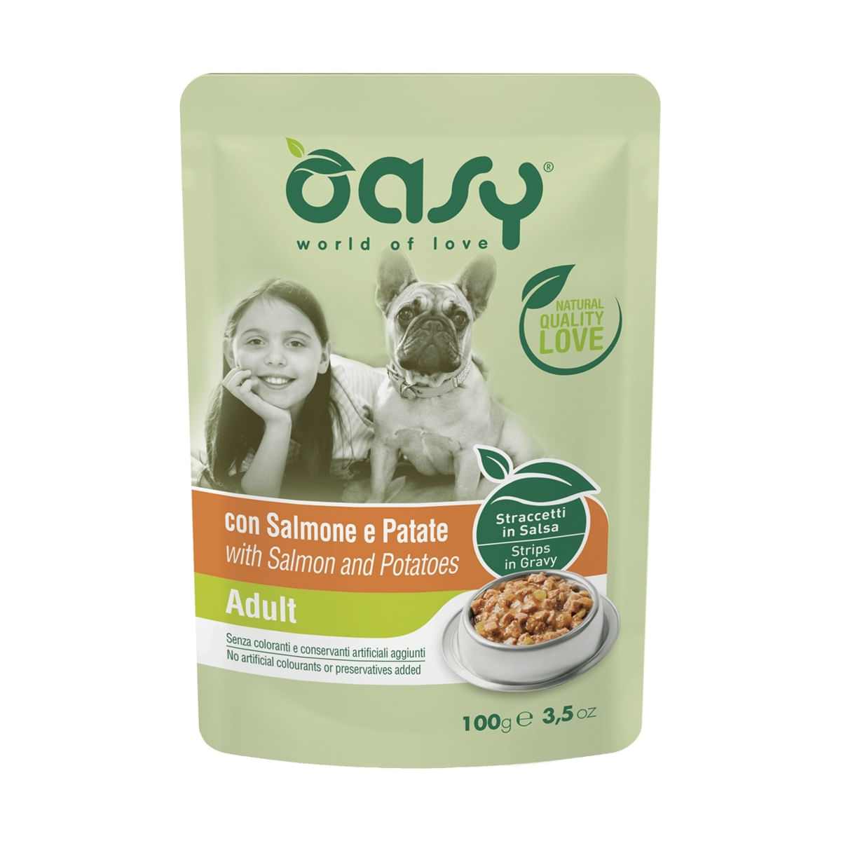 Oasy Adult Busta Multipack 22x100G SALMONE  E PATATE