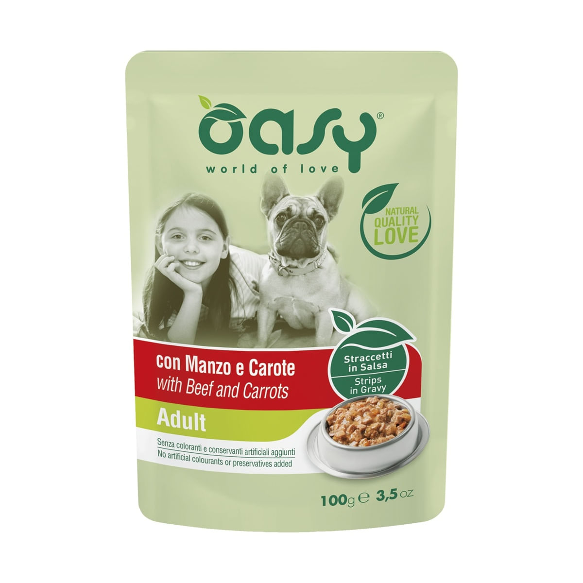 Oasy Adult Busta Multipack 22x100G MANZO E CAROTE