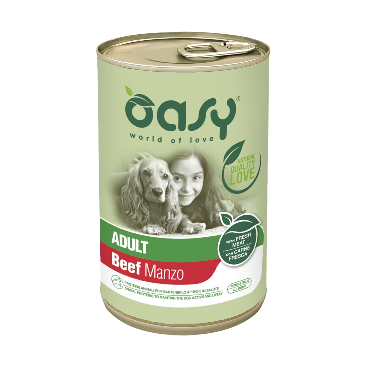 Oasy Dog Adult Lattina 400G