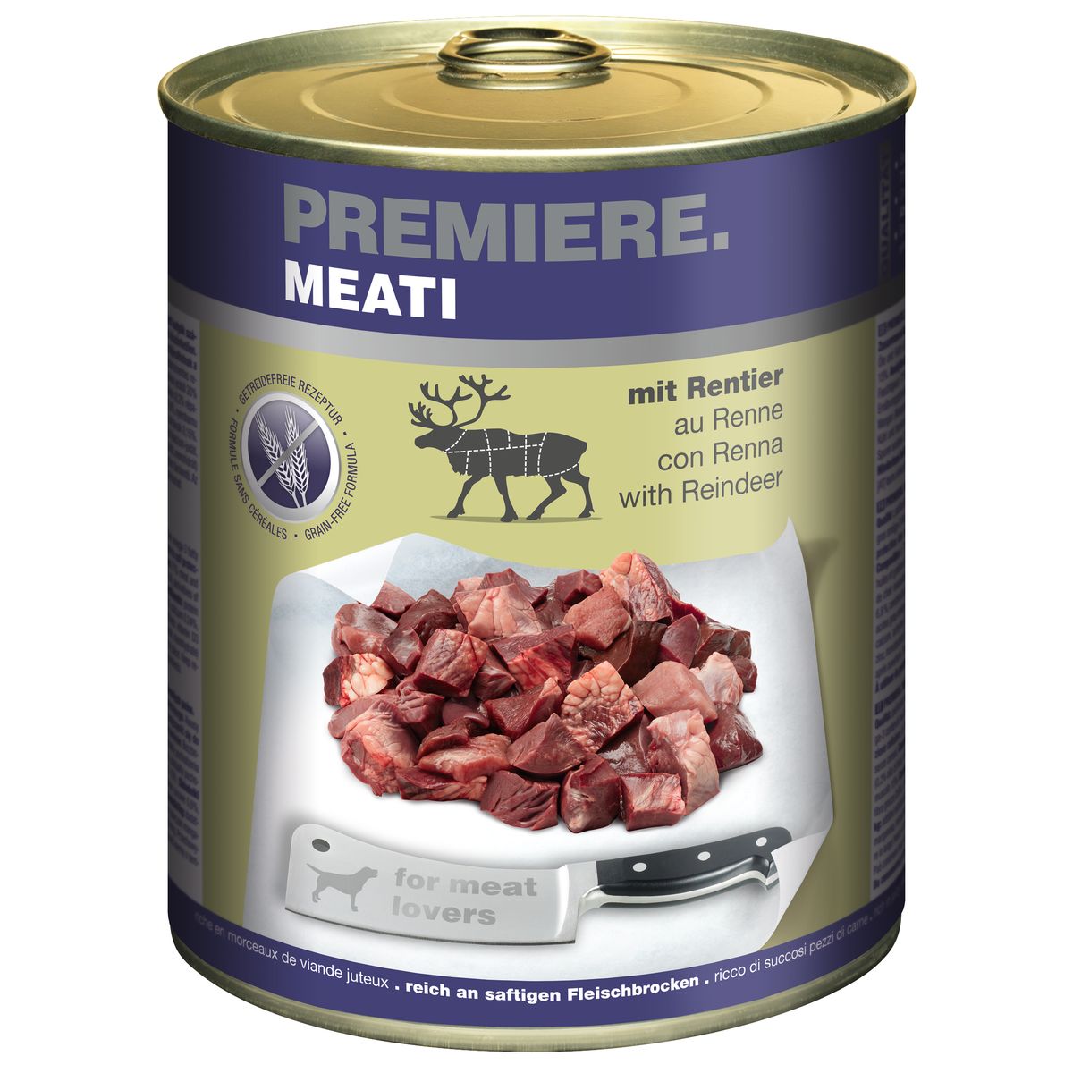 Premiere Meati Dog Lattina 800G RENNA