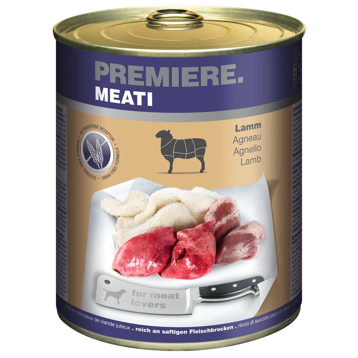 Premiere Meati Dog Lattina 800G AGNELLO