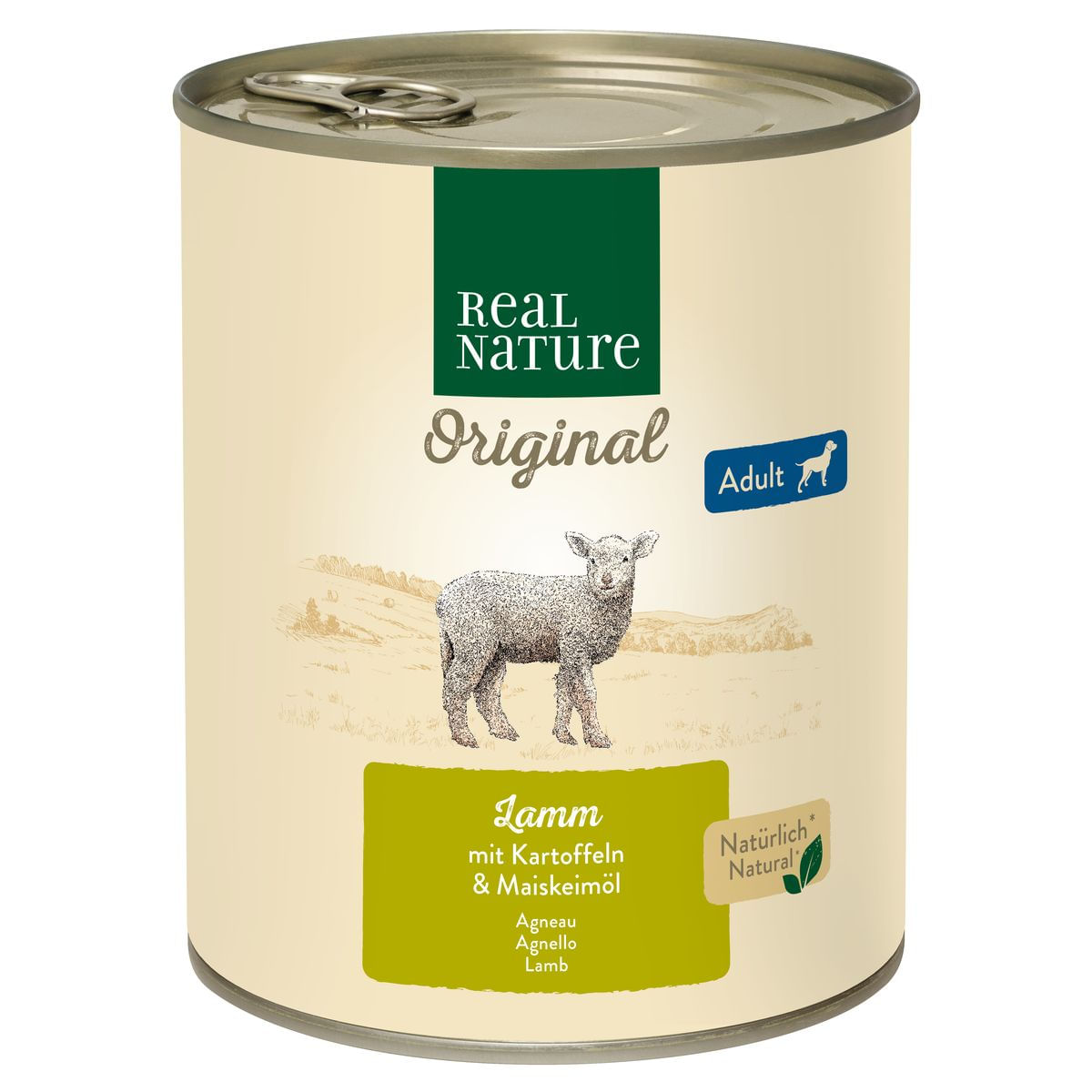 Real Nature Dog Lattina 800G AGNELLO