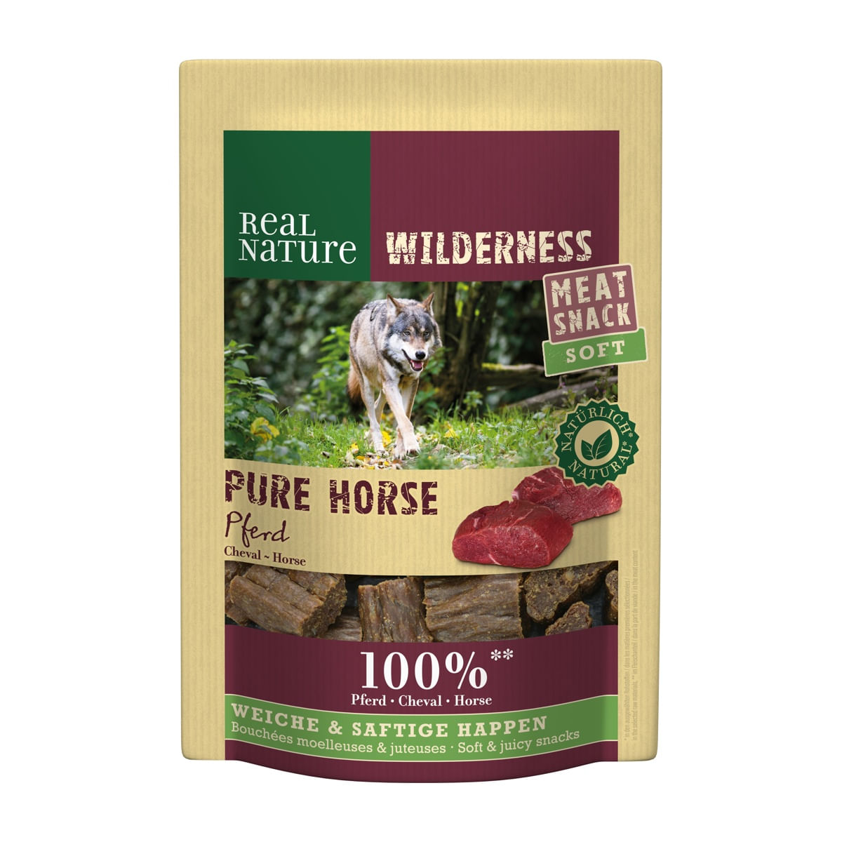 Real Nature Wilderness Dog Meat Snack Soft 150G CAVALLO