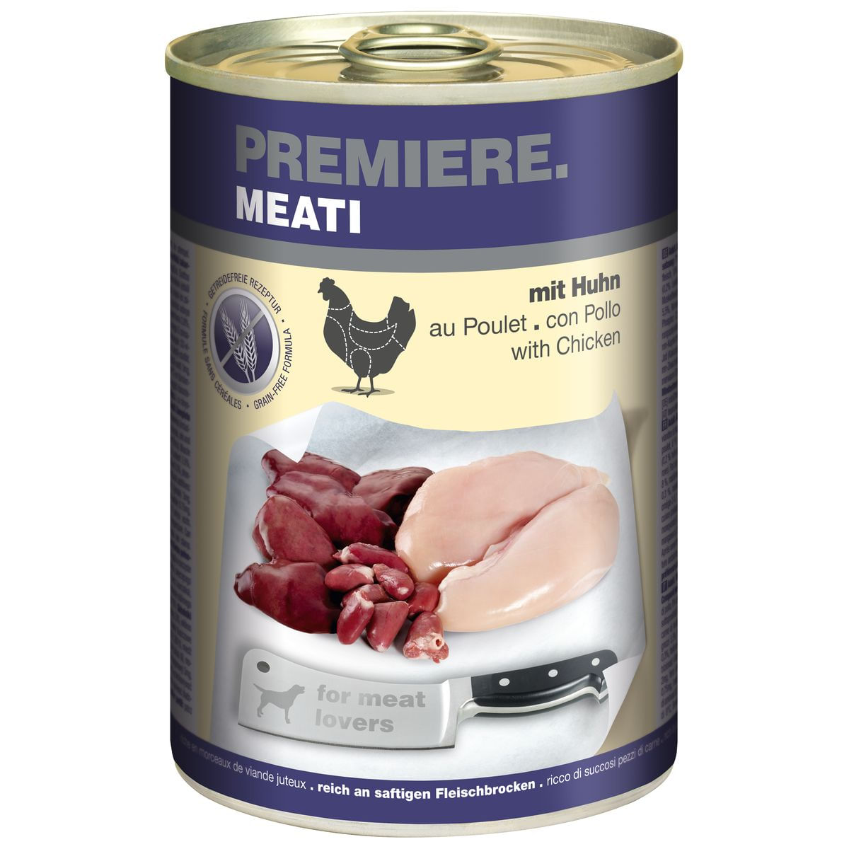 Premiere Meati Dog Lattina 400G POLLO