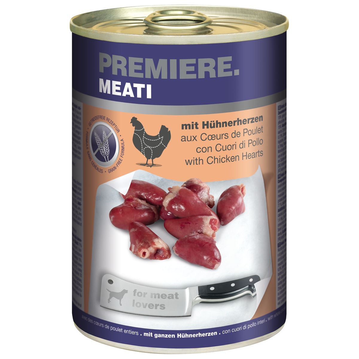Premiere Meati Dog Lattina 400G CUORE DI POLLO