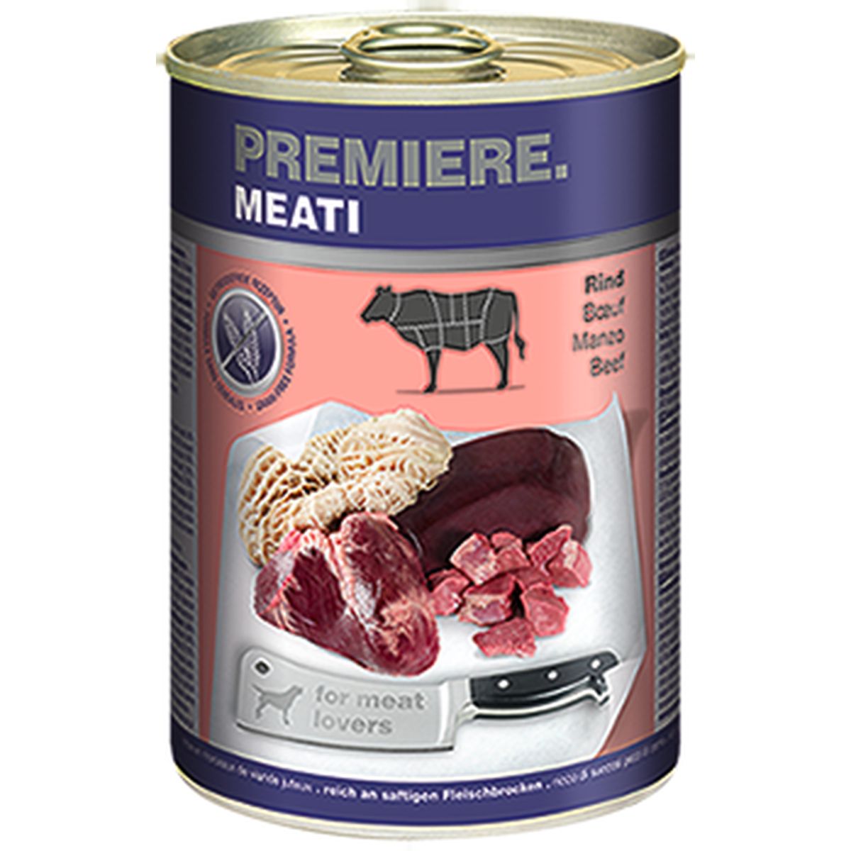 Premiere Meati Dog Lattina 400G MANZO
