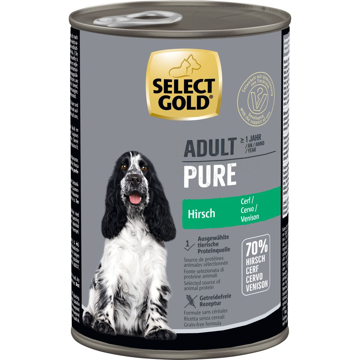 Select Gold Pure Dog Lattina 400G CERVO
