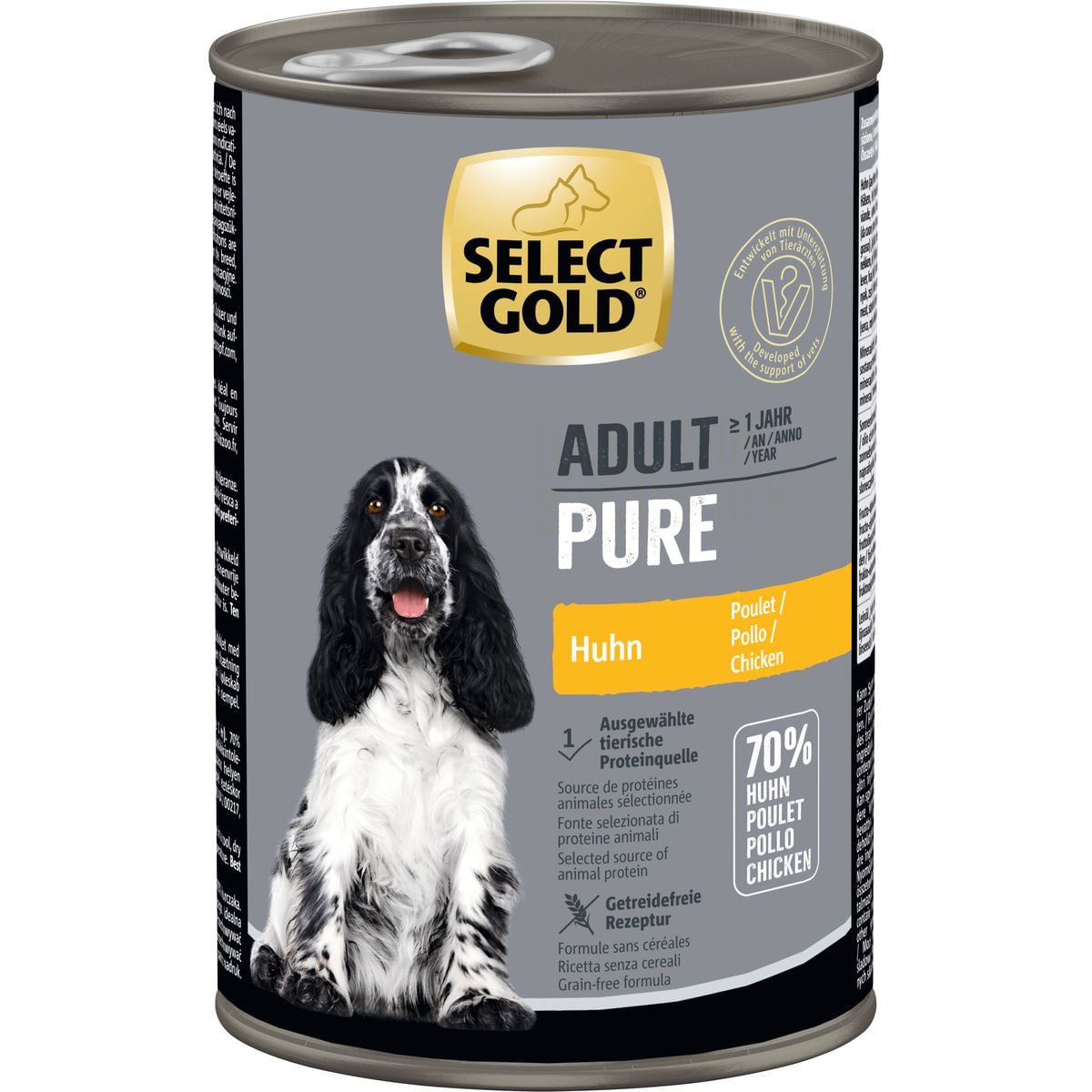 Select Gold Pure Dog Lattina 400G POLLO