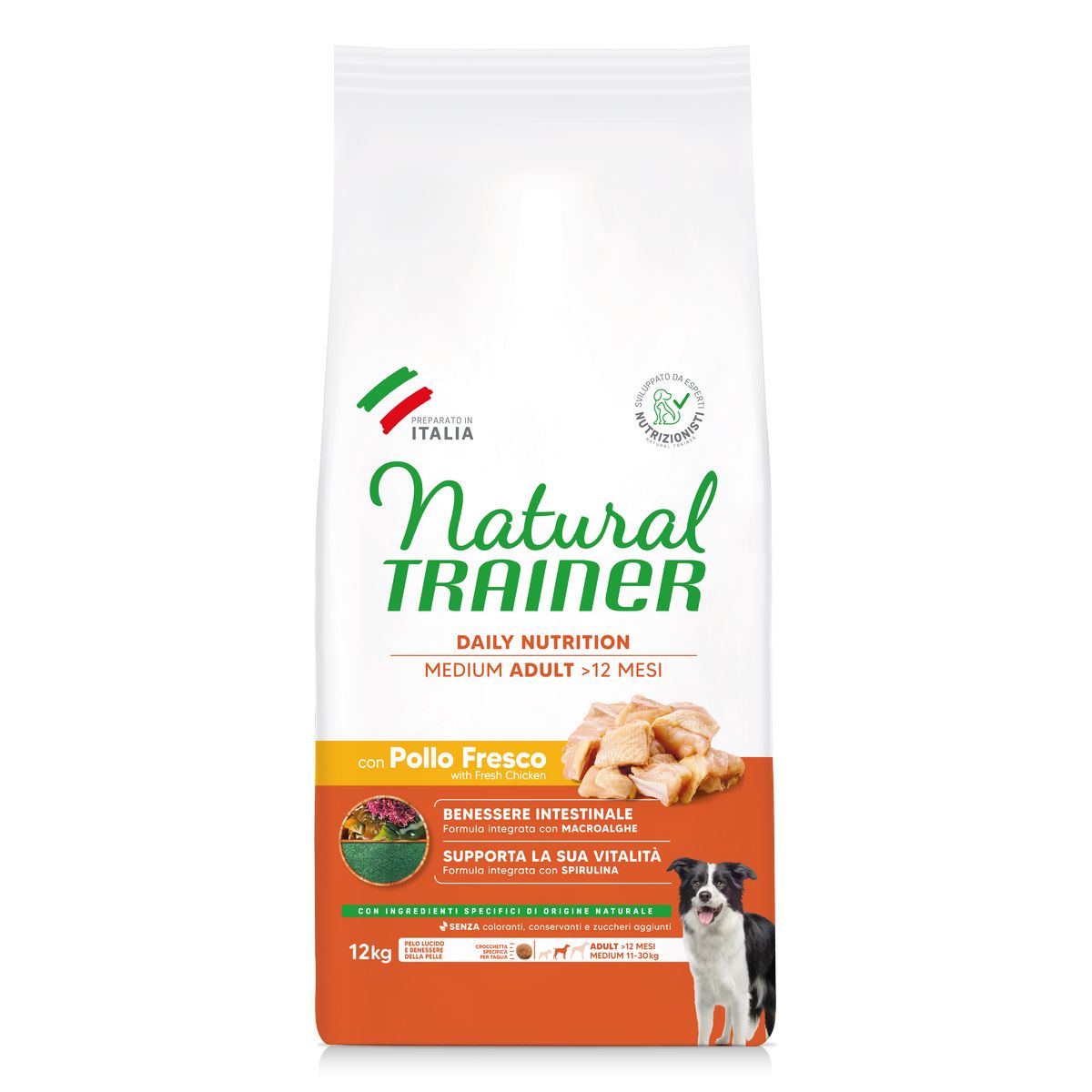 Natural Trainer Adult Medium Pollo 12KG