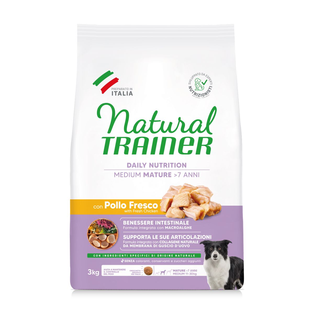 Natural Trainer Medium Mature con Pollo 3KG