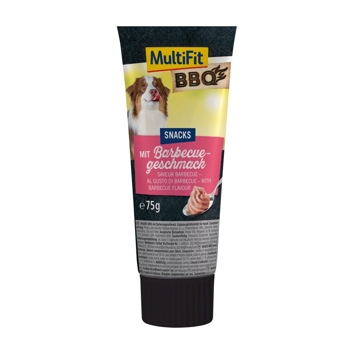 MultiFit Snack Dog Crema 75G BARBECUE