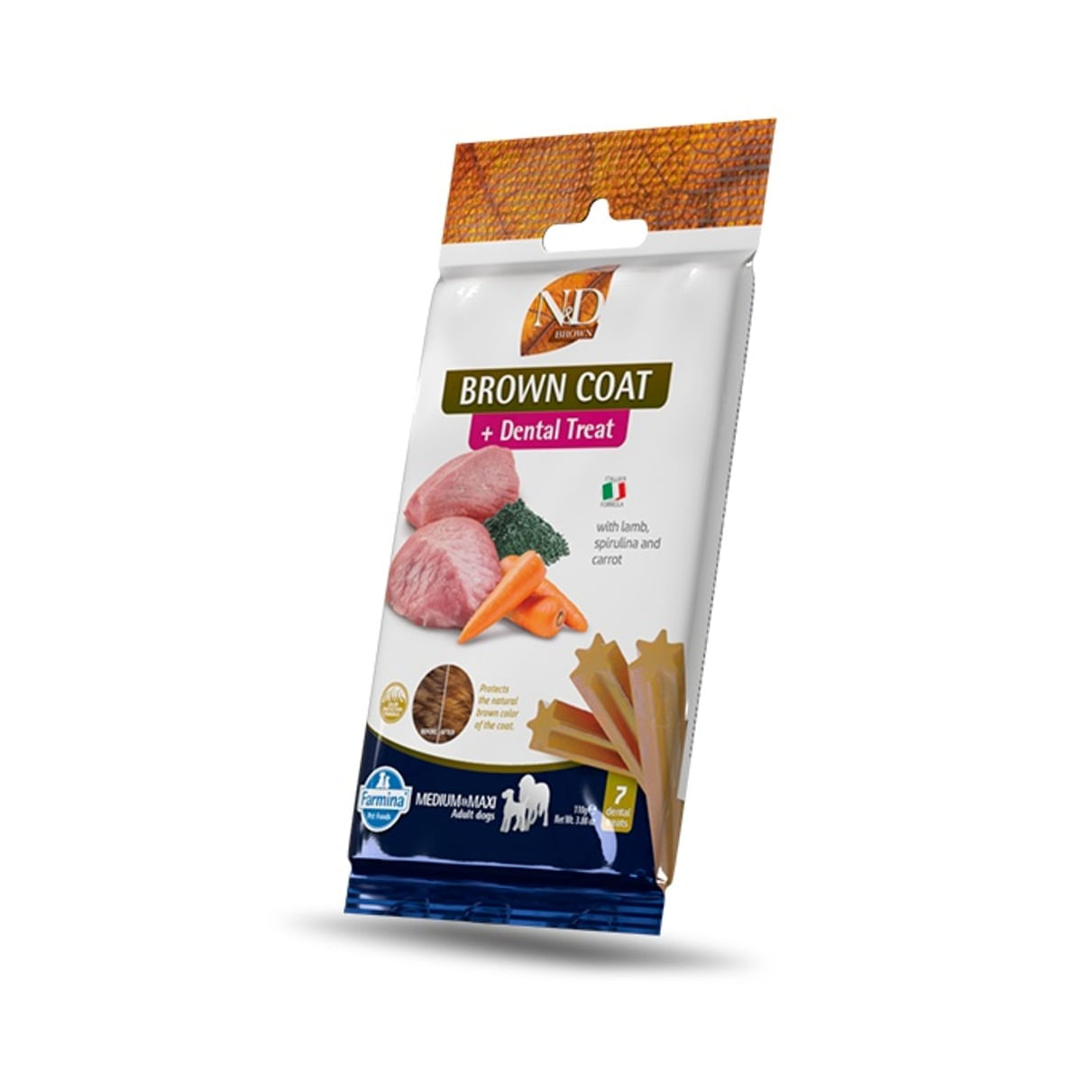 N&D Quinoa Snack Cane Medium e Maxi Brown Coat 100G
