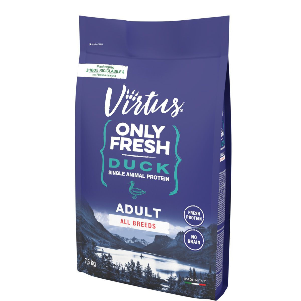 Virtus Dog Only Fresh Adult Anatra 7.5KG