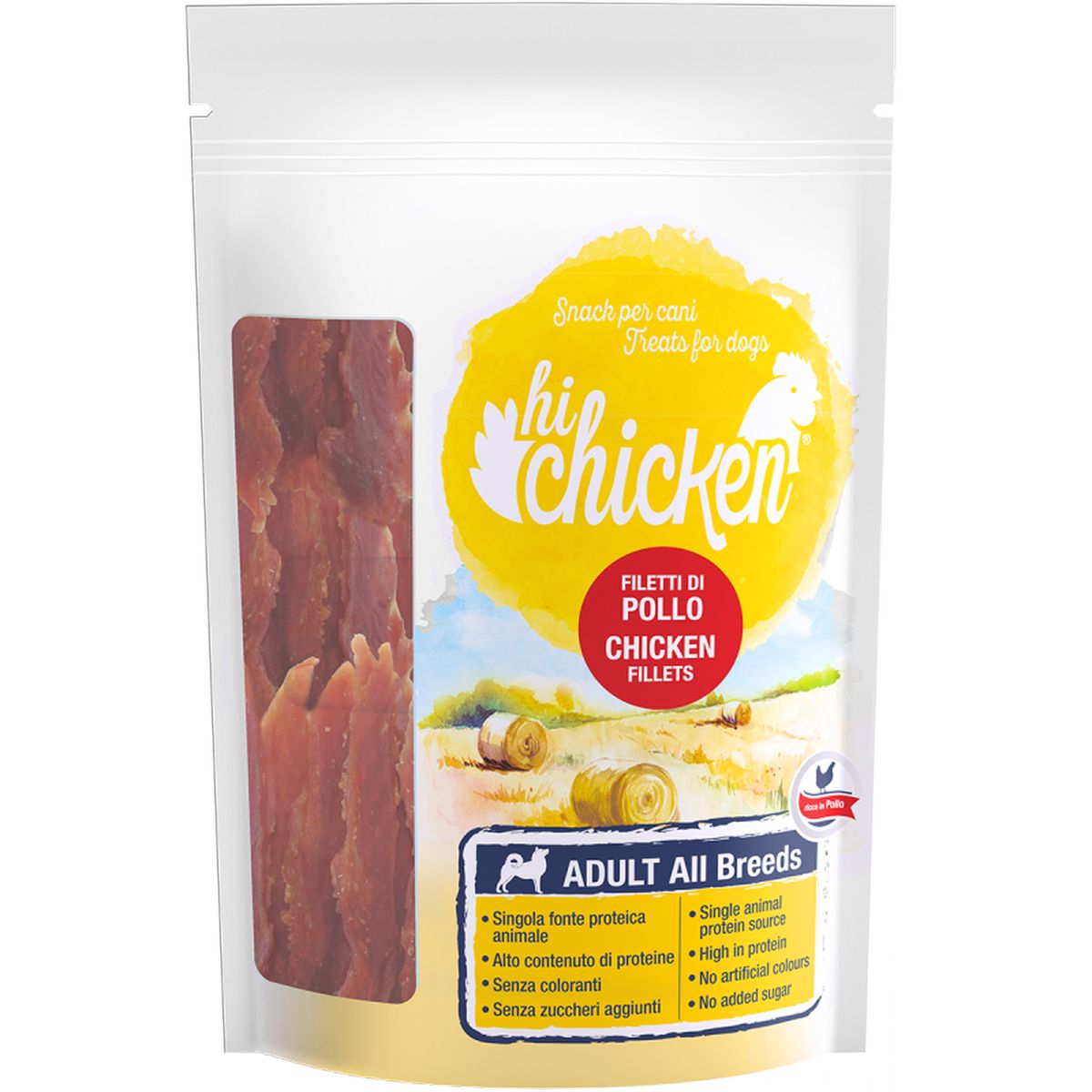 Hi Chicken Snack Dog Filetti di Pollo 100G