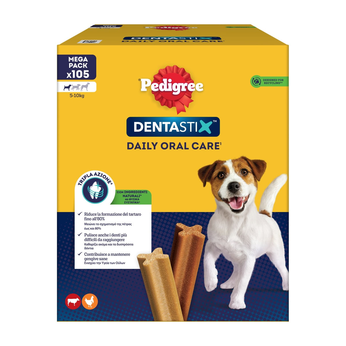 Pedigree Dentastix Snack Igiene Orale Cane 105PZ SMALL
