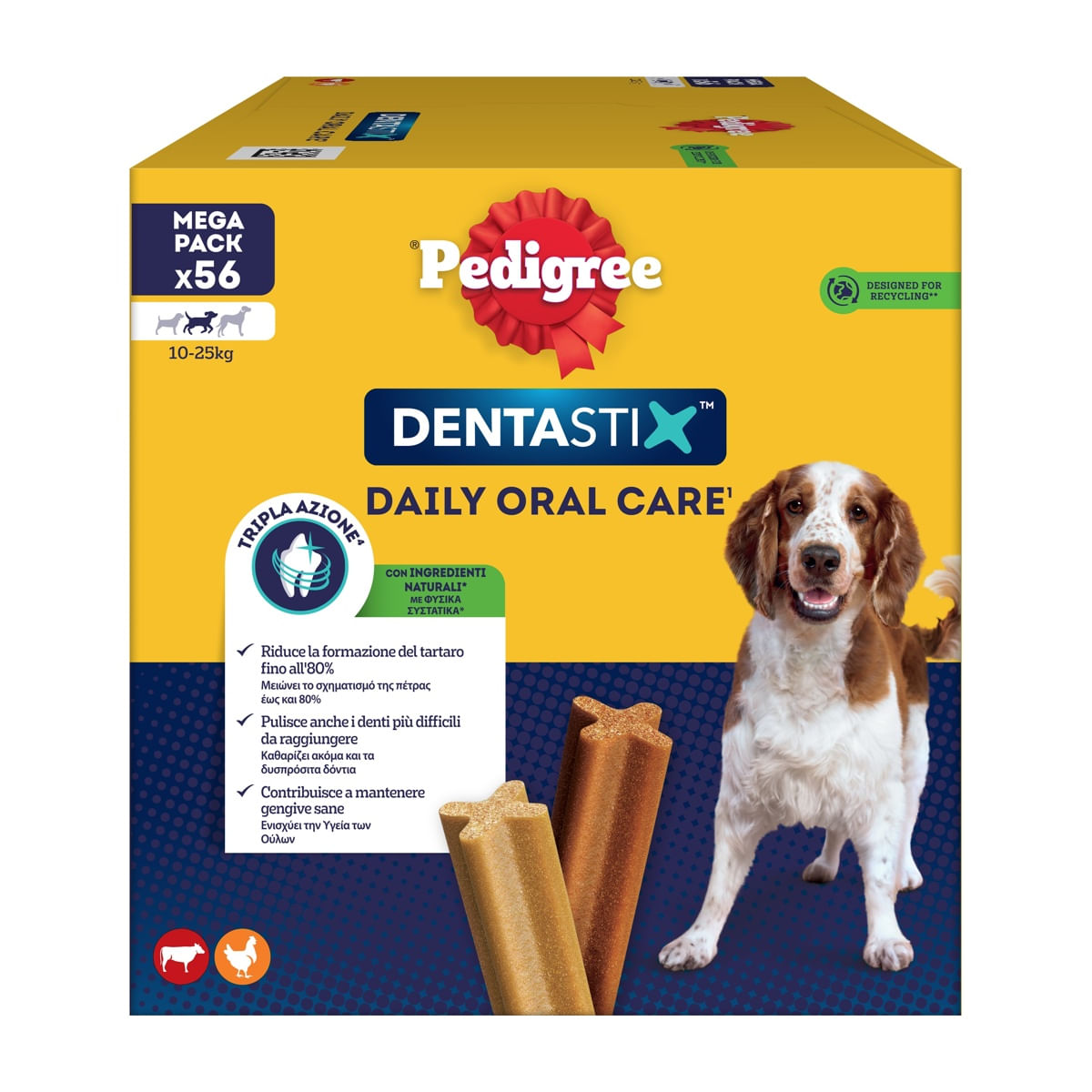Pedigree Dentastix Daily Oral Care Medium Dog Multipack 56PZ M