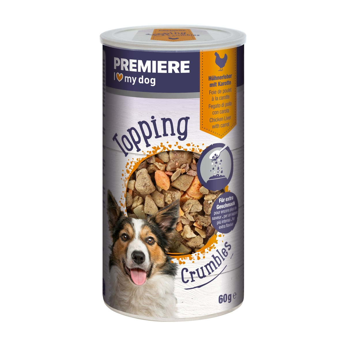 Premiere Dog Topping Crumbles 60G POLLO