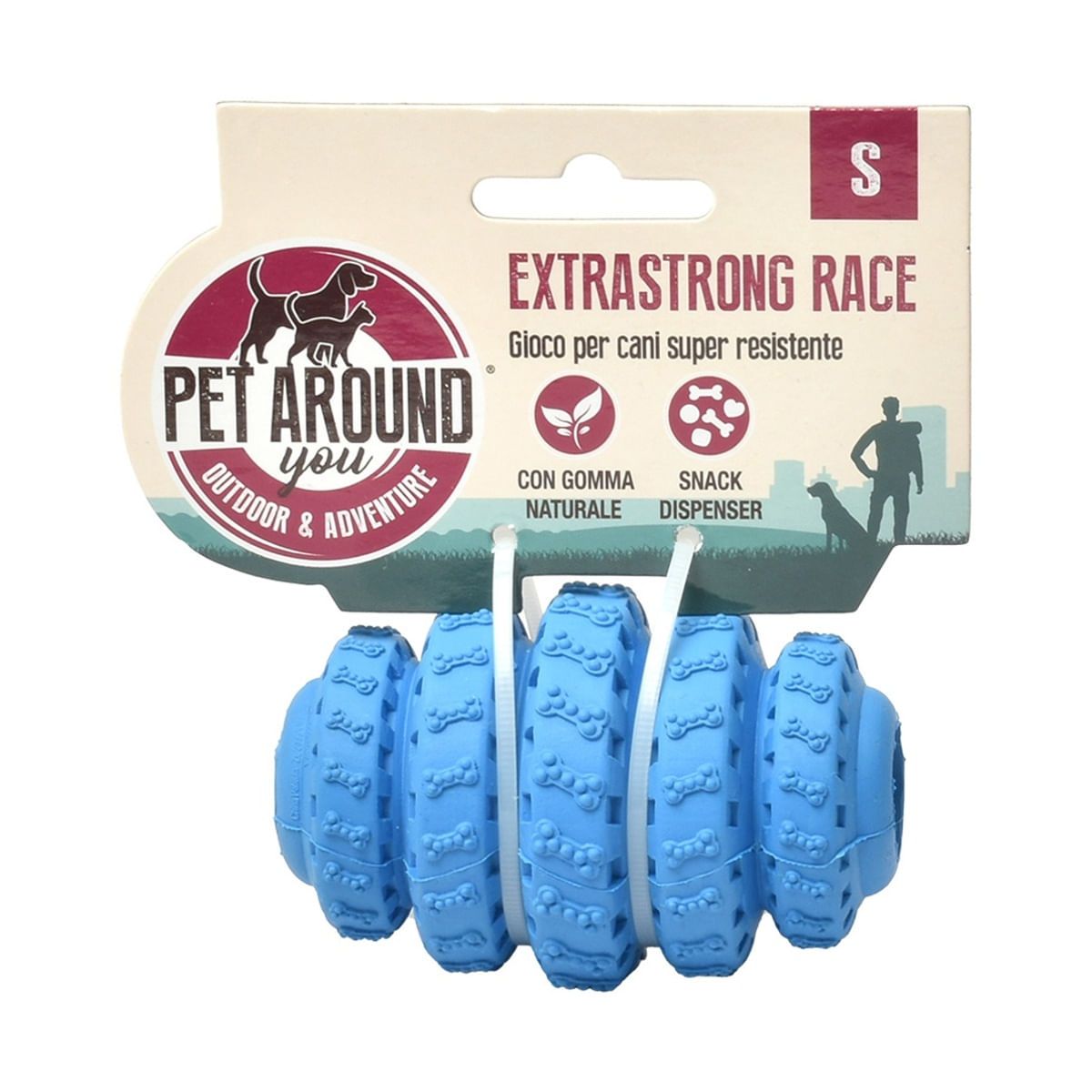 Pet Around You Gioco Cane Extra Strong Race Blu S