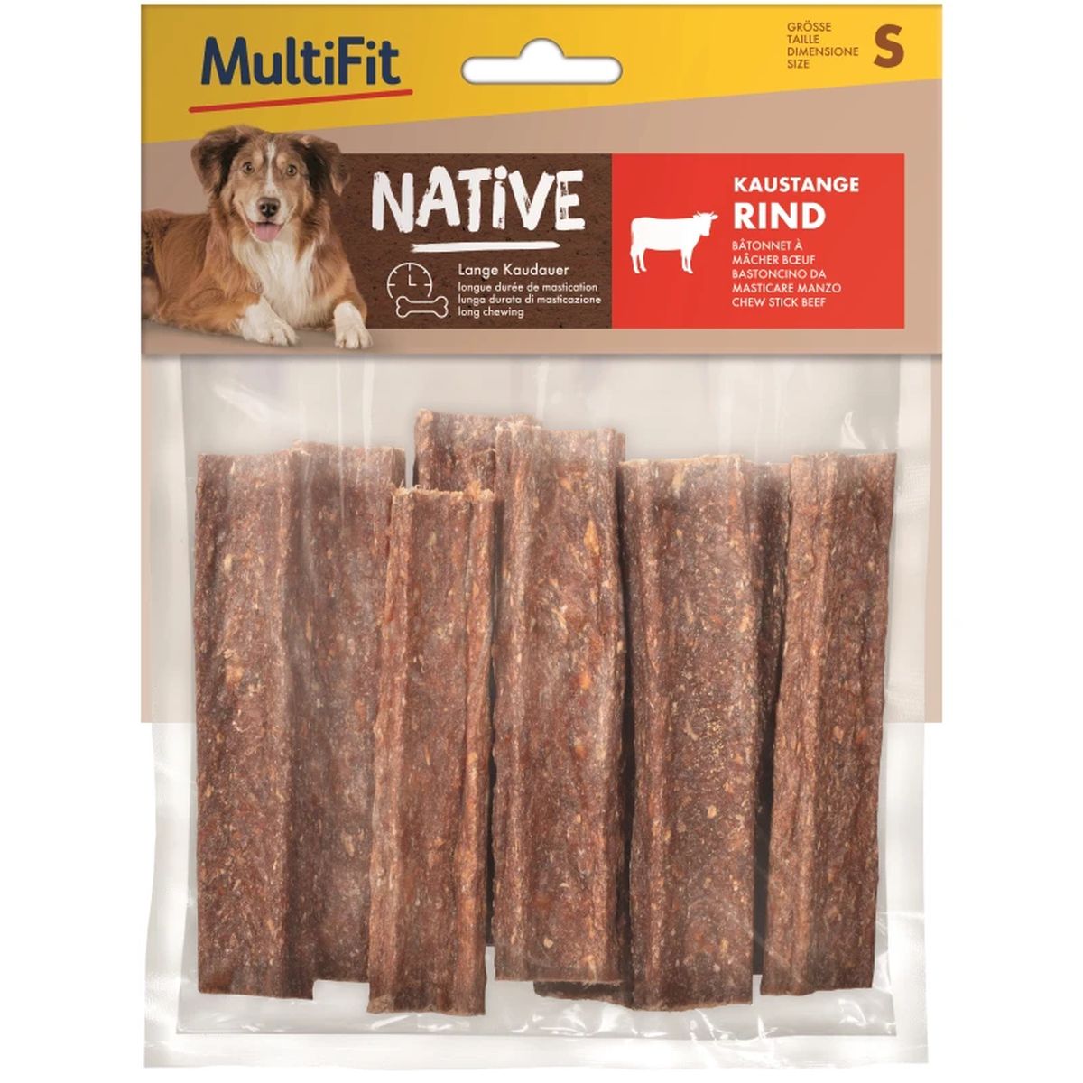 MultiFit Native Snack Dog Stick Manzo 150G