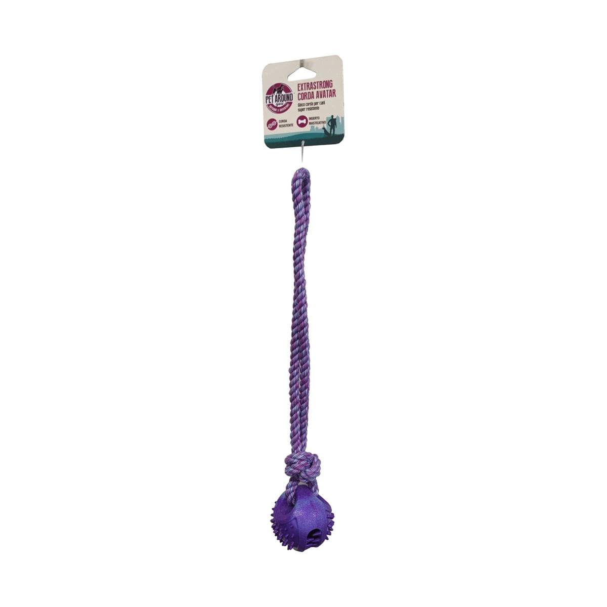 Pet Around You Gioco Cane Extra Strong Corda Avatar con Palla
