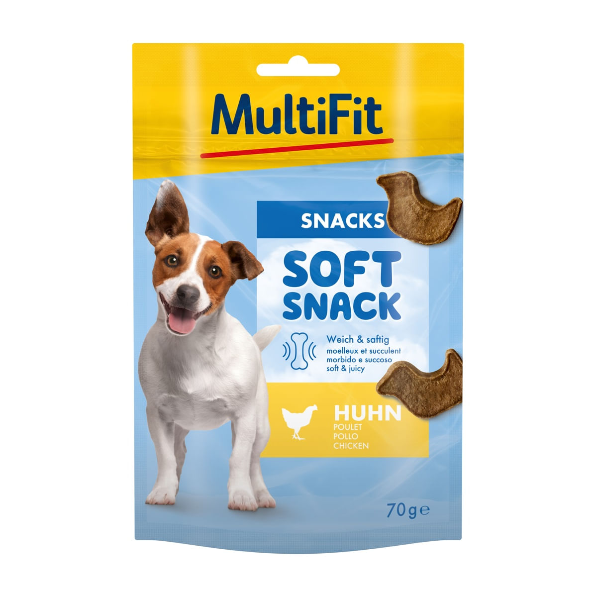MultiFit Snack Dog Mini Soft 70G POLLO