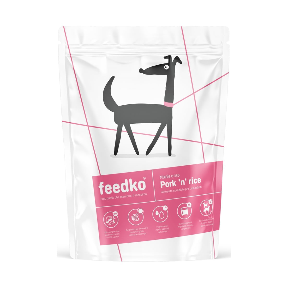 Feedko Dog Maiale e Riso Alimento Disidratato 1.35KG