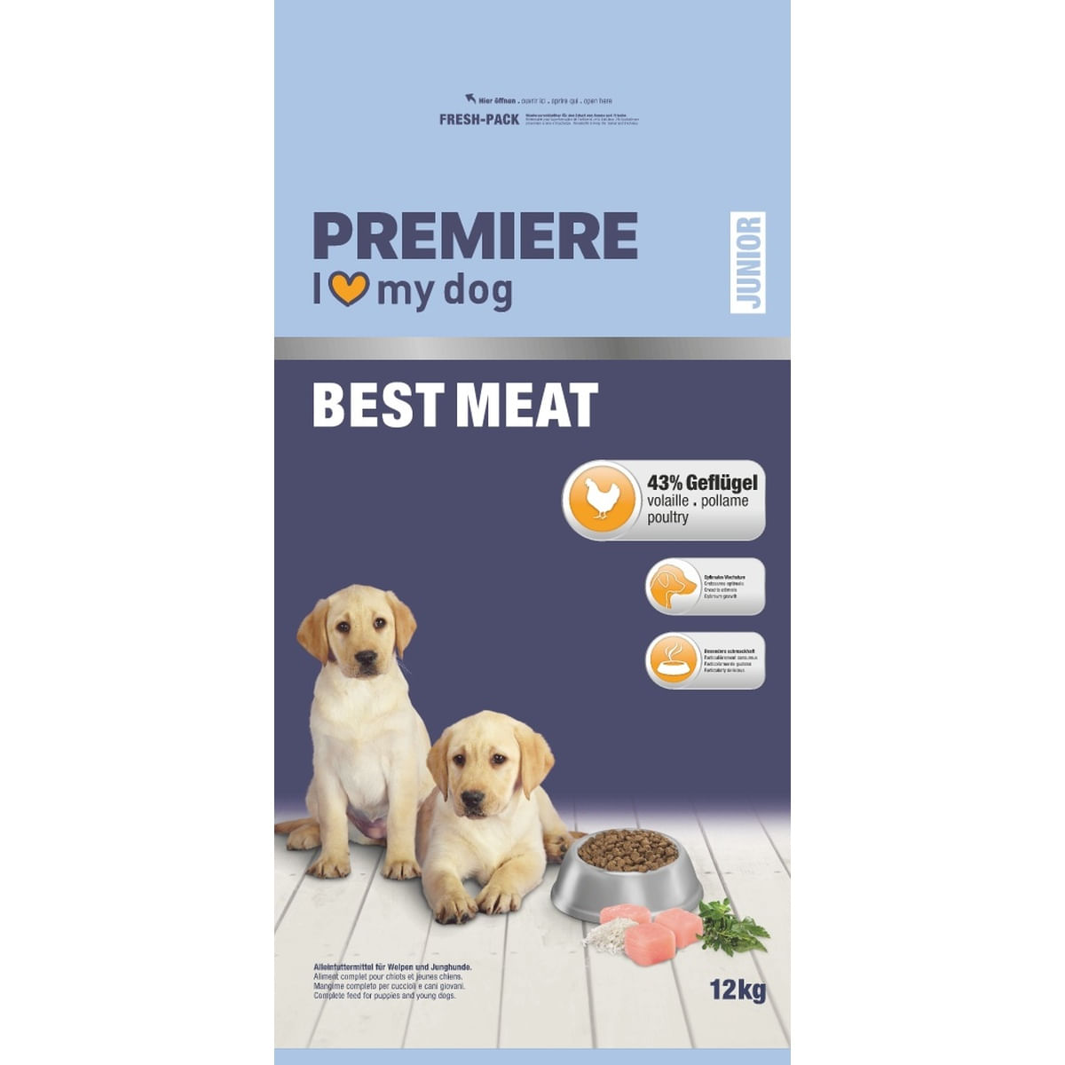 Premiere Best Meat Cane Junior Pollo