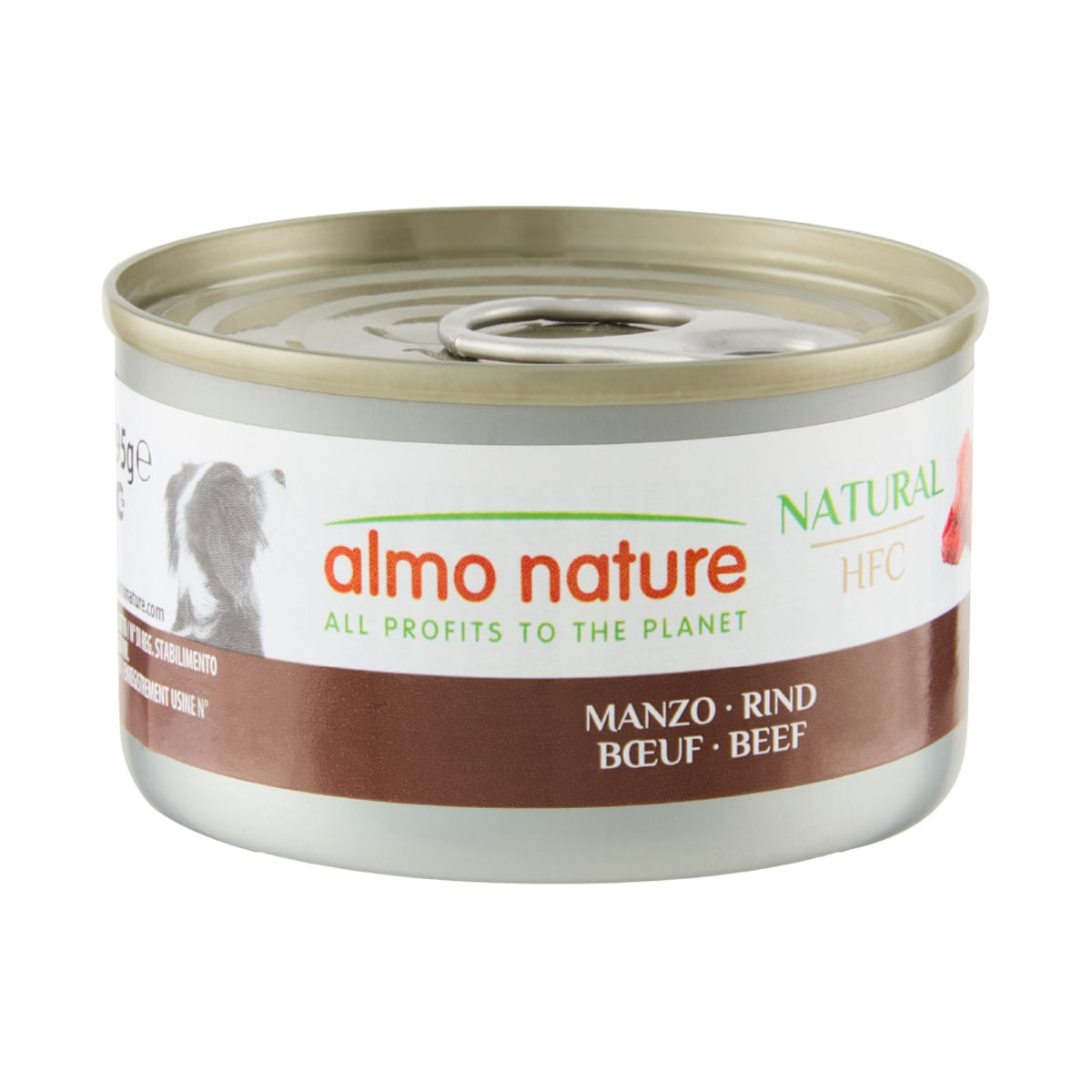 Almo Nature HFC Natural Dog Lattina Multipack 24x95G MANZO