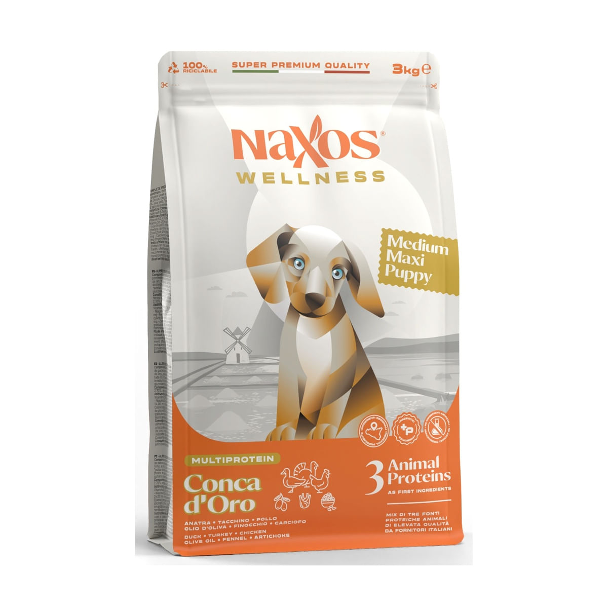 Naxos Wellness Medium Maxi Puppy Conca d'Oro