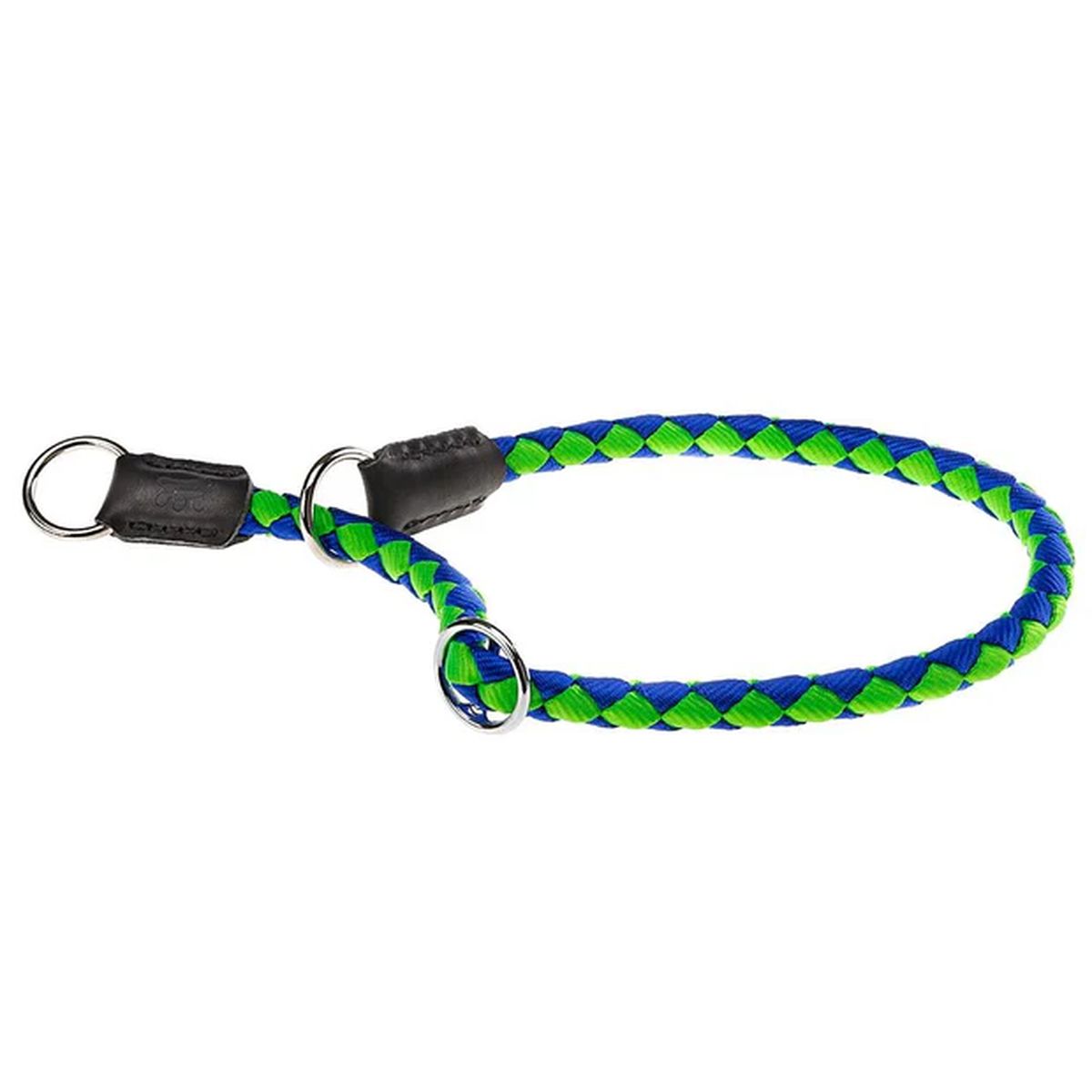 Collare per Cani Grandi Twist Verde e Blu 50CM