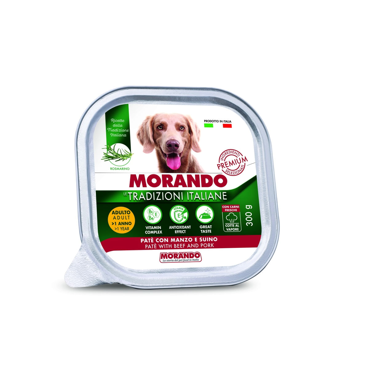 Morando Tradizioni Italiane Dog Vaschetta Multipack 18x300G MANZO E SUINO