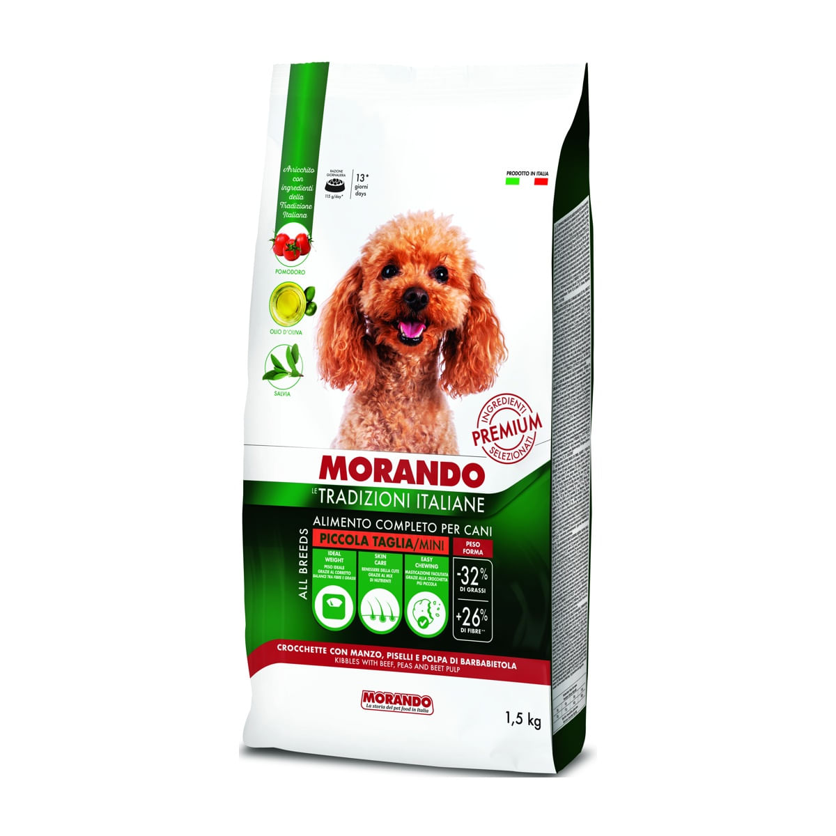 Morandi Tradizioni Italiane Mini Dog con Manzo