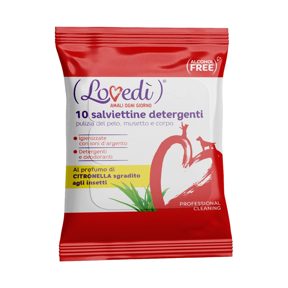 Lovedì Salviette Detergenti 10PZ CITRONELLA