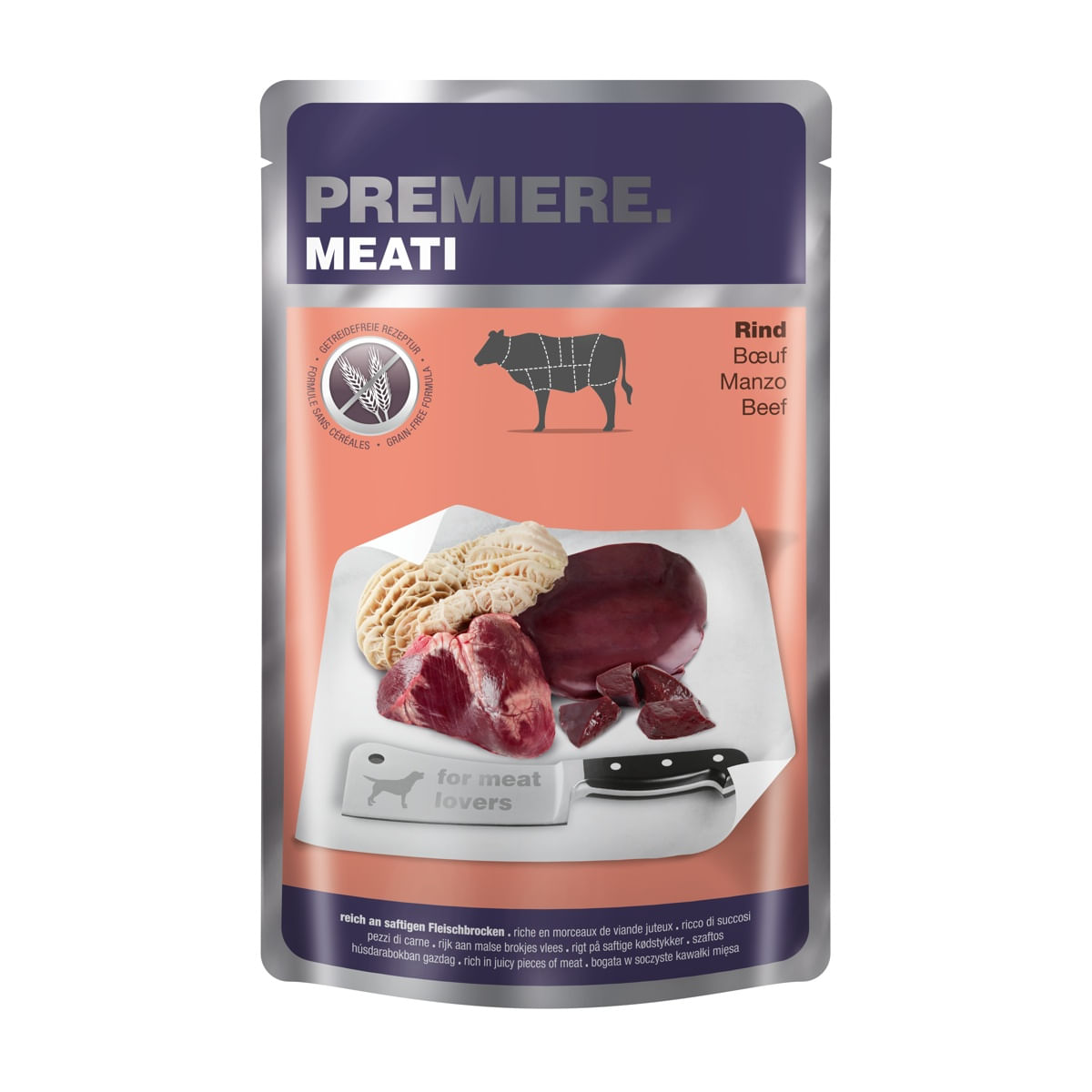 Premiere Meati Dog Busta 500G MANZO