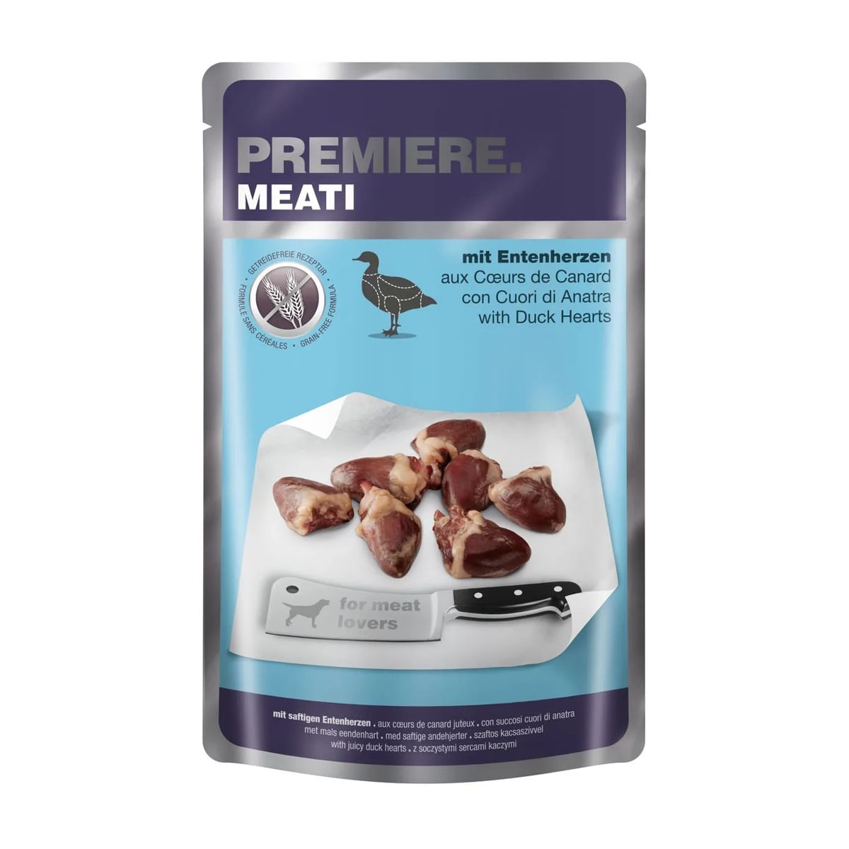 Premiere Meati Dog Busta 500G CUORI DI ANATRA