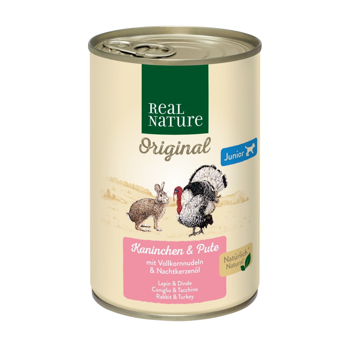 Real Nature Puppy Lattina 400G CONIGLIO E TACCHINO