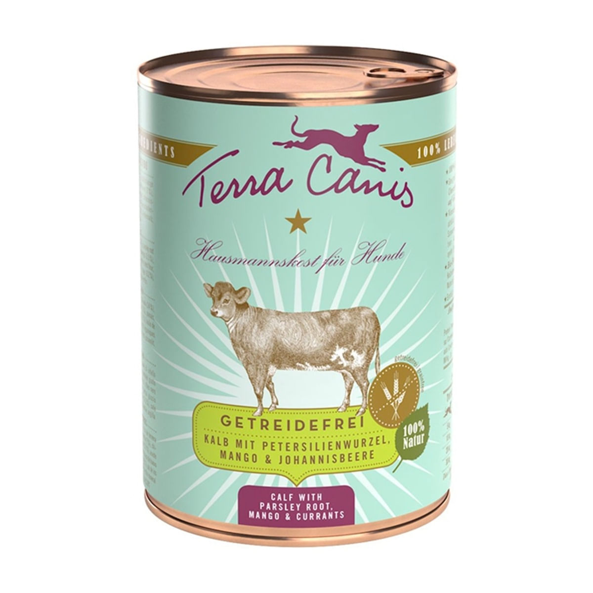 Terra Canis Dog Grain Free Lattina 400G VITELLO
