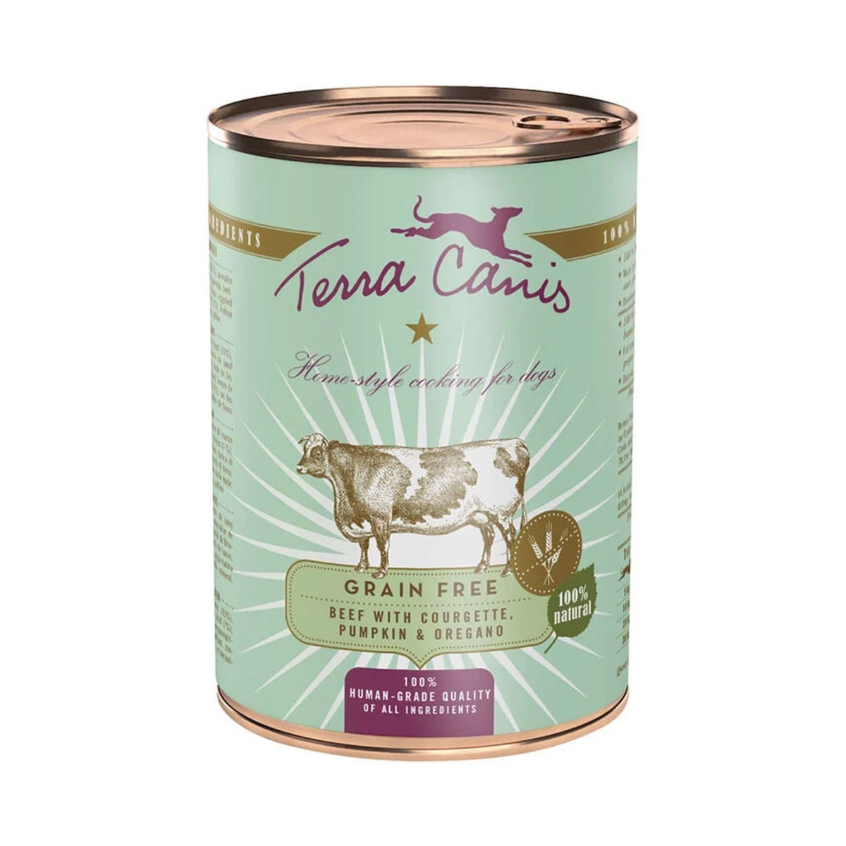 Terra Canis Dog Grain Free Lattina 400G MANZO