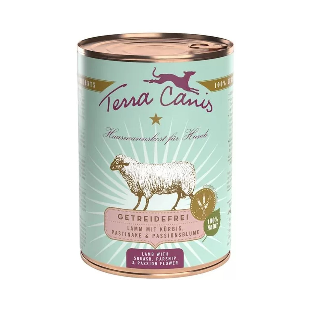 Terra Canis Dog Grain Free Lattina 400G AGNELLO
