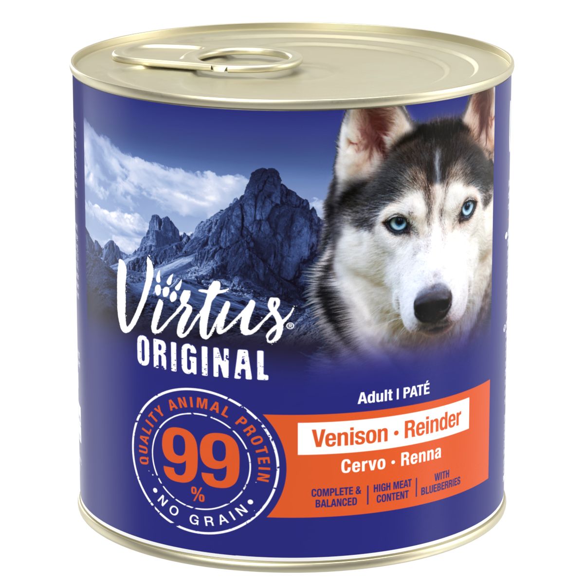Virtus New Formula Dog Lattina 800G CERVO RENNA