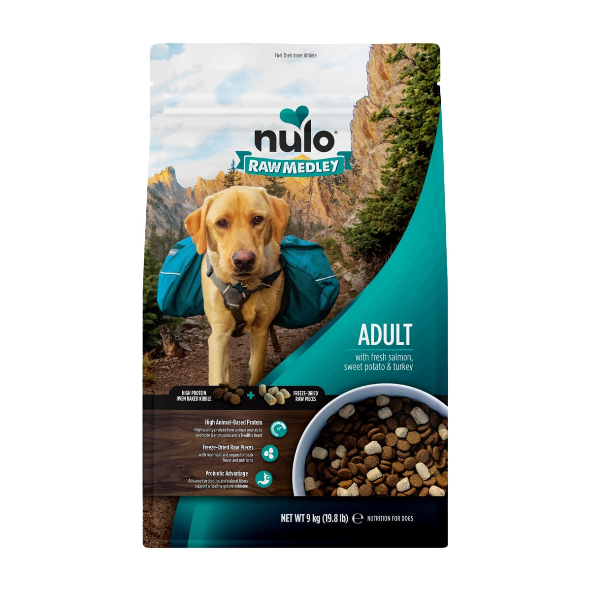 Nulo Dog Raw Medley Salmone Patate e Tacchino 9KG