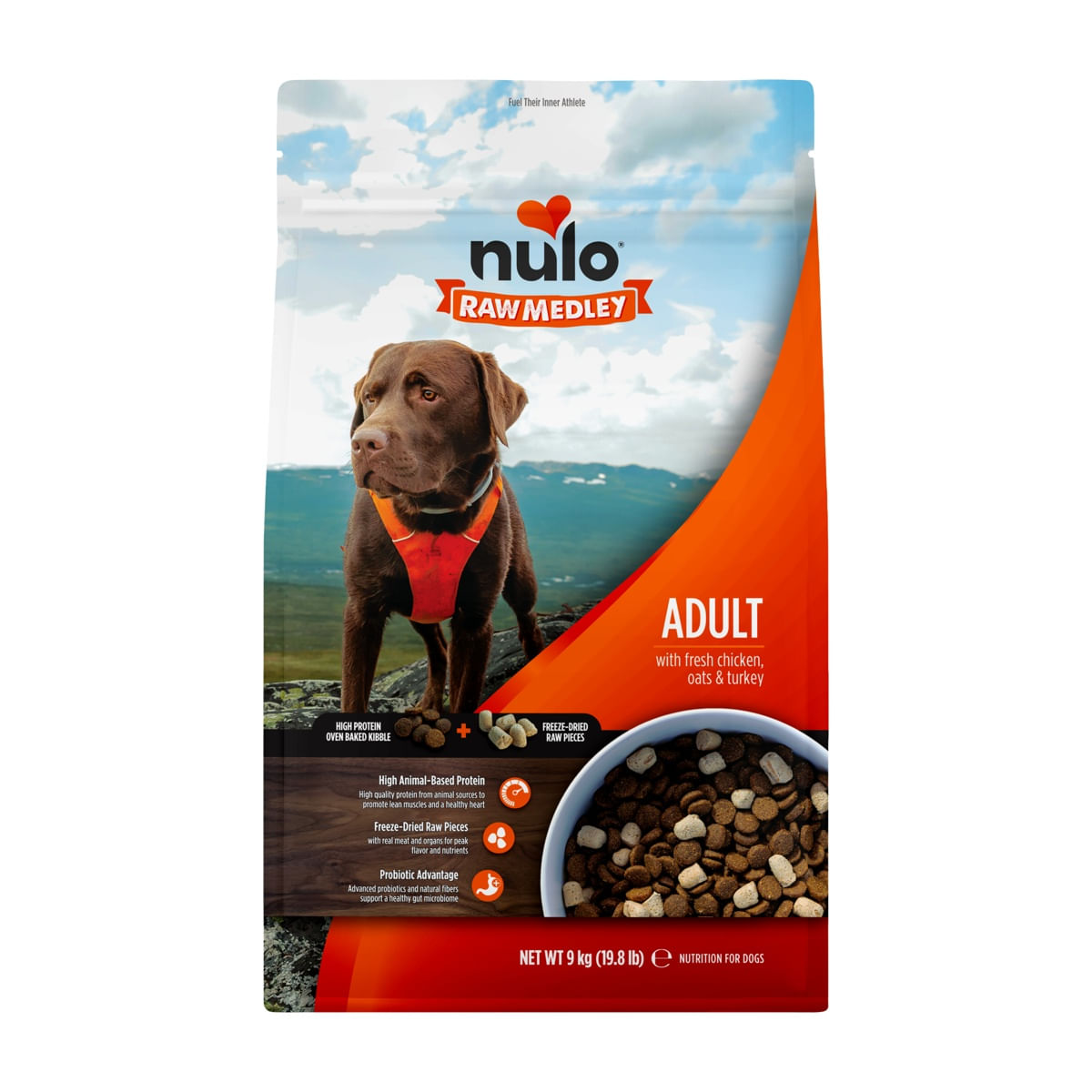 Nulo Dog Raw Medley Pollo Avena e Tacchino 9KG
