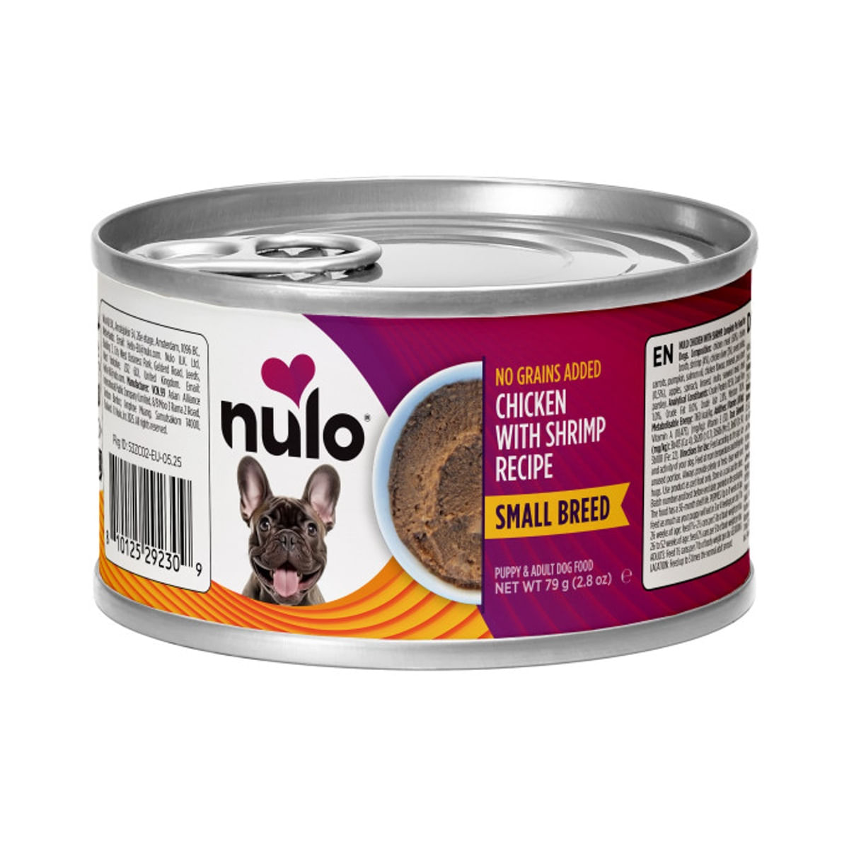 Nulo Dog Small Breed Lattina Multipack 12x79G POLLO CON GAMBERETTI