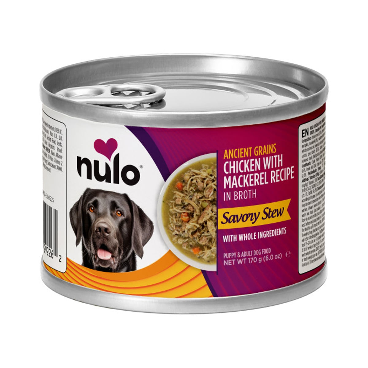 Nulo Dog Savory Stew Lattina Multipack 8x170G POLLO CON SGOMBRO